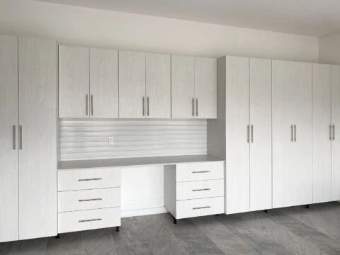 custom garage cabinets and storage by avlas general contractor