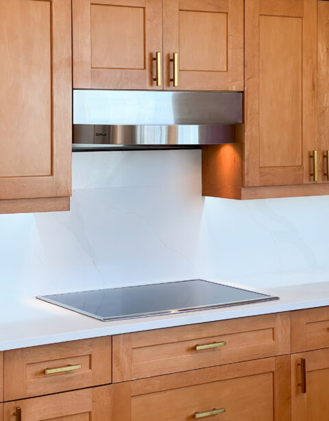 new range with microwave above