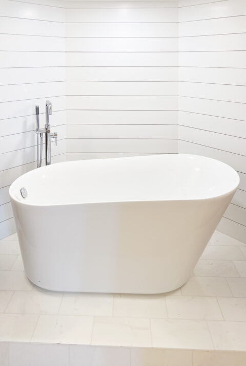 new bathtub installed