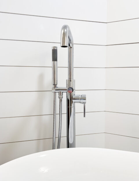 new bathtub plumbing fixtures
